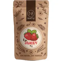 NATU Lyofilizované jahody plátky mrazem sušené ovoce 45 g