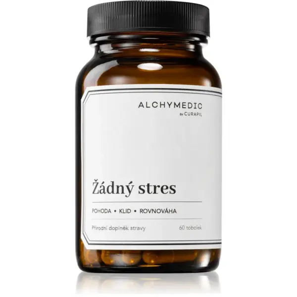 Alchymedic Žádný Stres tobolky pro úlevu od stresu a emoční komfort 60 cps