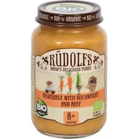 Rudolf’s BIO zelenina s pohankou a hovězím masem dětský příkrm 190 g