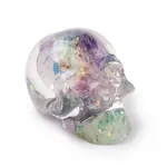 Natural Fluorite Skull Beads