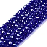 Electroplate Glass Beads Strands