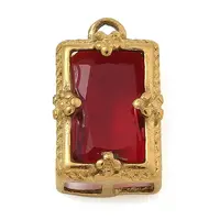 304 Stainless Steel Rhinestone Pendants