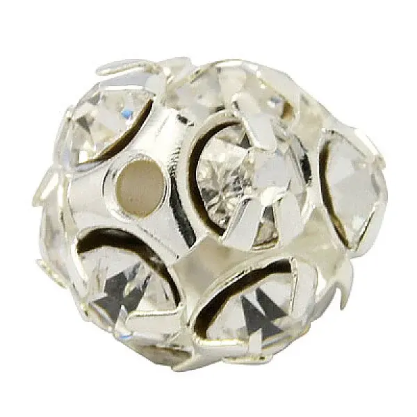 Brass Rhinestone Beads