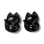 Natural Obsidian Pendants