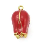 Bud Brass Enamel Pendants