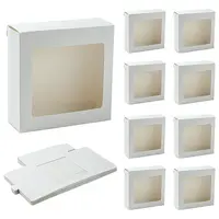 8Pcs Square Foldable Creative Cardboard Box