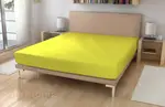 Jednolôžkové prestieradlo jersey citrónová - 140x200cm