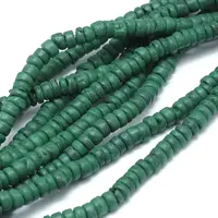 Natural Coconut Rondelle Bead Strands