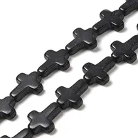 Synthetic Turquoise Dyed Beads Strands