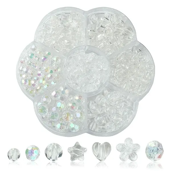 Mixed Styles Acrylic Beads