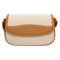 Dámska crossbody kabelka David Jones Erla - béžovo- svetlo hnedá