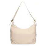 Dámska kožená kabelka Italia Olla - béžová