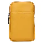 Dámská kožená kabelka na mobil a doklady Katana Anastesa - žlutá