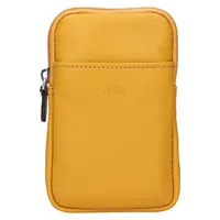 Dámská kožená kabelka na mobil a doklady Katana Anastesa - žlutá