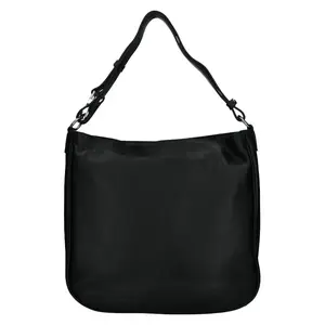 Elegantná dámska kožená kabelka Katana Jindra - čierna