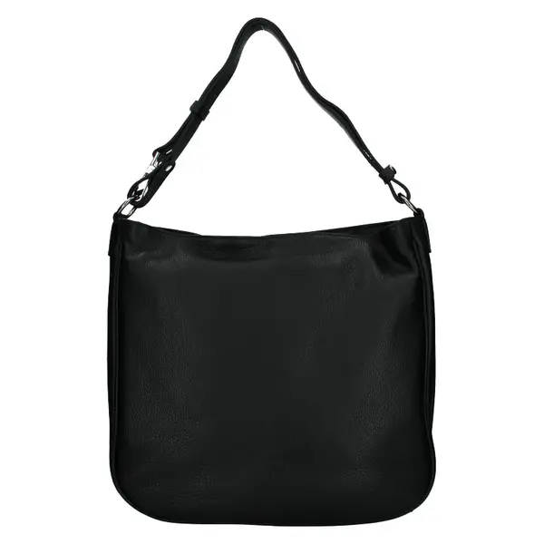 Elegantná dámska kožená kabelka Katana Jindra - čierna