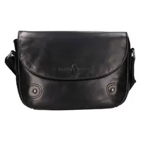 Dámska kožená crossbody kabelka Greenwood Nora - čierna