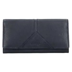 Dámská kožená peněženka Lagen Frela - tmavě modrá