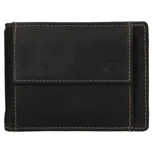 Pánská kožená dolarovka DD Anekta Simon - černá