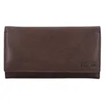 Dámská kožená peněženka Lagen Victoria - tmavě hnědá