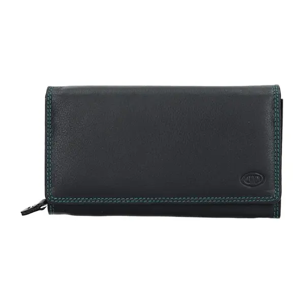 Dámská kožená peněženka DD Anekta Simona - černá