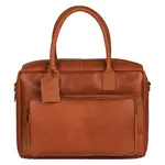 Pánská kožená taška na notebook Burkely Stenly - koňak