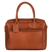 Pánská kožená taška na notebook Burkely Stenly - koňak
