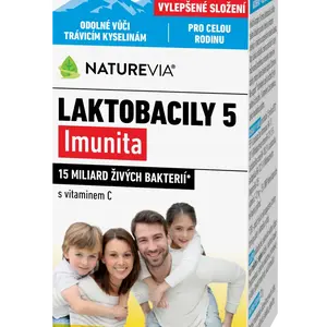 NATUREVIA Laktobacily 5 Imunita 60 kapslí