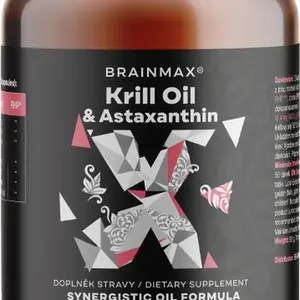 BRAINMAX Krill Oil s astaxanthinem 100 kapslí