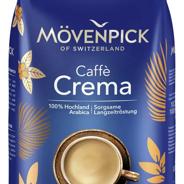 MÖVENPICK Café Crema zrnková káva 1 kg