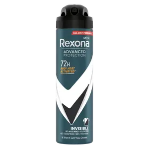 REXONA MEN Invisible Black + White Antiperspirant sprej 150 ml