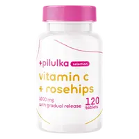 PILULKA SELECTION Vitamin C 1000 mg se šípky s postupným uvolňováním 120 tablet