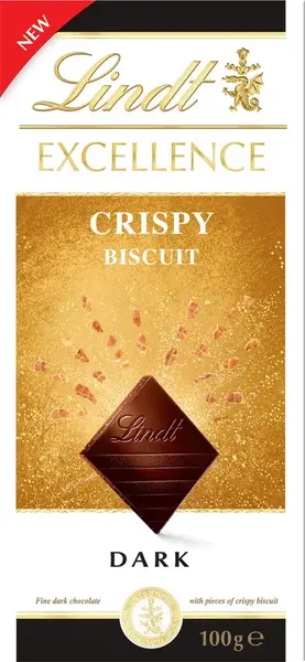 LINDT Lindt Excellence hořká čokoláda se sušenkou 100 g