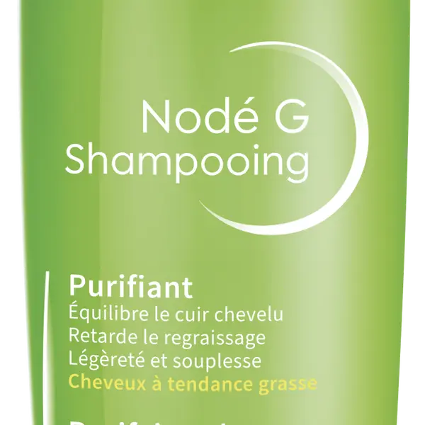 BIODERMA Nodé G šampon, jemný čisticí šampon, zpomaluje maštění vlasů 400 ml