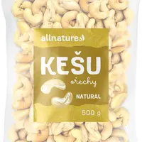 ALLNATURE Kešu jádra natural 500 g