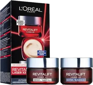 L'ORÉAL PARIS Revitalift Laser X3 denní a noční krém, duopack 2 x 50 ml