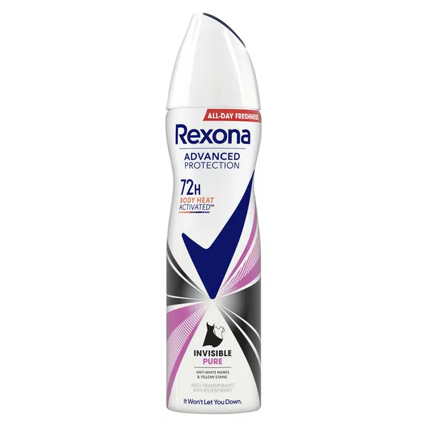 REXONA Invisible Pure 72H Antiperspirant sprej 150 ml