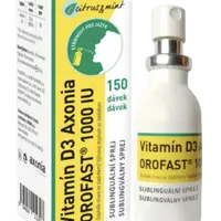 OROFAST Vitamin D3 AXONIA 1000 IU sublinguální sprej 150 dávek 30 ml