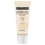 MAYBELLINE NEW YORK Affinitone make-up odstín 02 Light Porcelain 30 ml