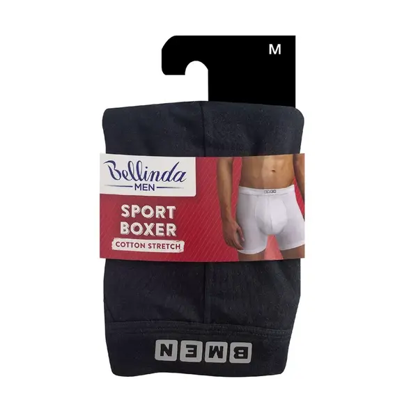 Bellinda Pánské bavlněné boxerky Sport vel. M 1 ks černé