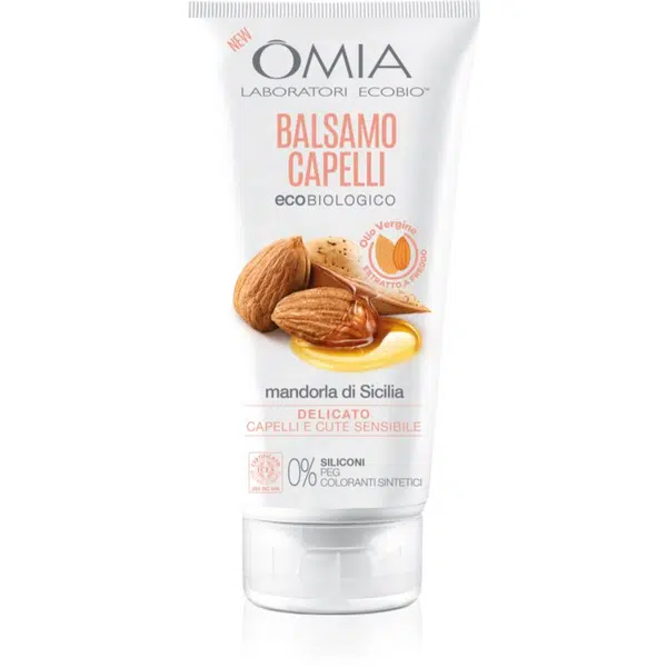 Omia Laboratories Mandorla di Sicilia kondicionér pro slabé a poškozené vlasy s mandlovým olejem 180 ml