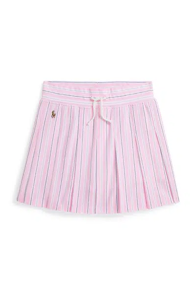 Sukně Polo Ralph Lauren růžová barva, mini, áčková, 313973119003