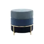 TABURET, kov, textil, kompozitní dřevo, 48,5/46/48,5 cm