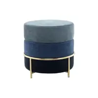 TABURET, kov, textil, kompozitní dřevo, 48,5/46/48,5 cm