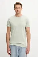 Bavlněné tričko Tommy Jeans pánské, bílá barva, DM0DM04411