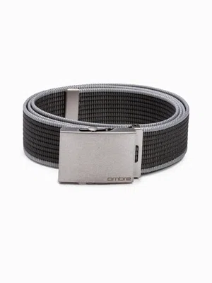 Ombre Men's two-tone parchment belt