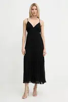 Šaty MICHAEL Michael Kors černá barva, maxi, MT583407R3