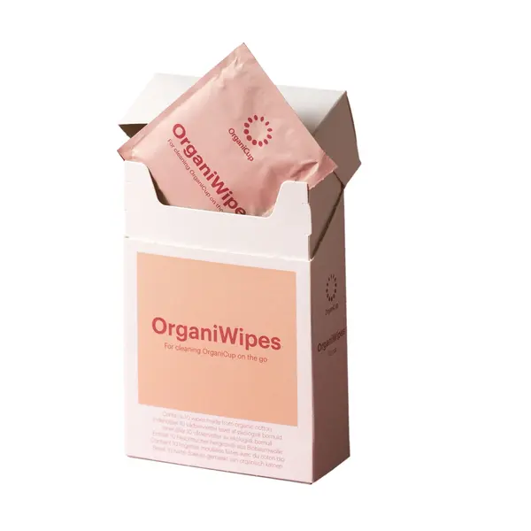 OrganiCup OrganiWipes čisticí ubrousky 10 ks