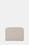 Kožená peněženka Calvin Klein dámská, béžová barva, LV04F1064G