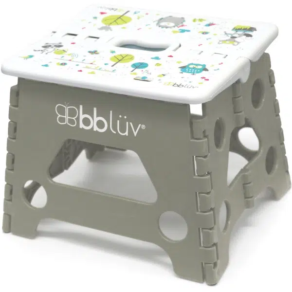 BBLÜV Stëp skládací stupínek pro děti 22 x 18 x 18,2cm Grey 18m+ 1 ks